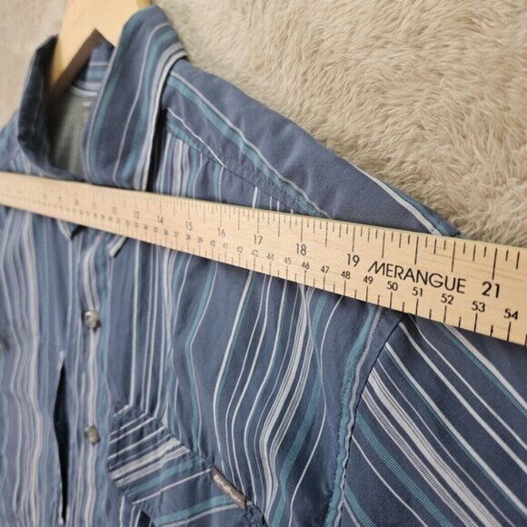 Eddie Bauer Button-Down Shirt Mens Size TXL Big And Tall Man Vented Back Pockets - Picture 6 of 10
